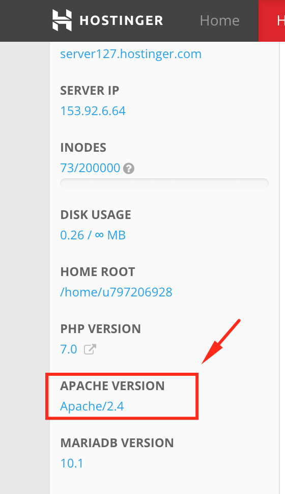 Which apache version do you use?